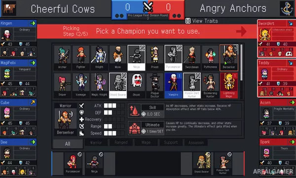 Teamfight Manager Screenshot 1